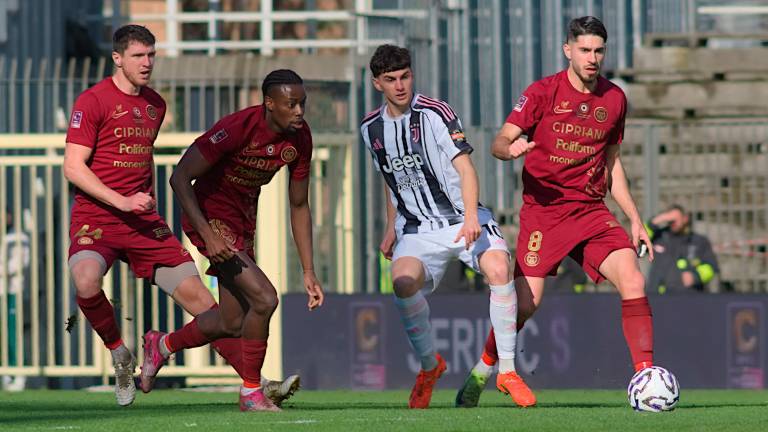 Il centrocampista Matteo Rossetti nella partita vinta contro la Juve Next Gen foto MASSIMO FIORENTINI