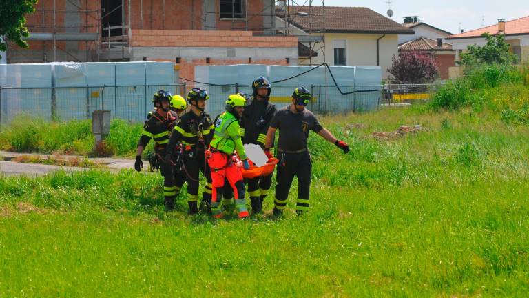Russi, incidente sul lavoro: precipita da tre metri al cantiere, operaio in gravi condizioni - Gallery