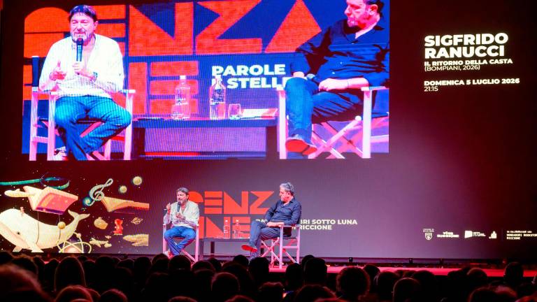 Riccione, folla e applausi per Sigfrido Ranucci
