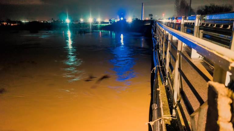 Maltempo. In calo la piena del Lamone a Mezzano FOTOGALLERY Massimo Fiorentini