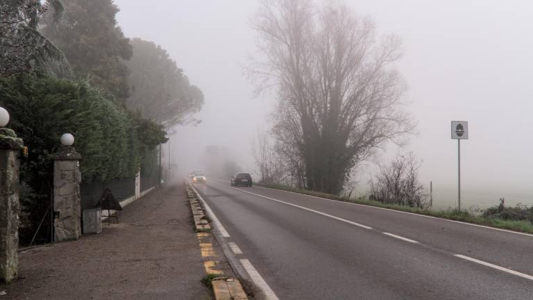 Via Reale a Mezzano, dove sorgeva l’autovelox