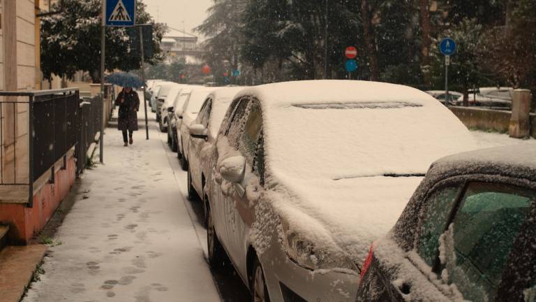 Ravenna. Strade imbiancate e auto coperte di neve. FOTOGALLERY Fiorentini