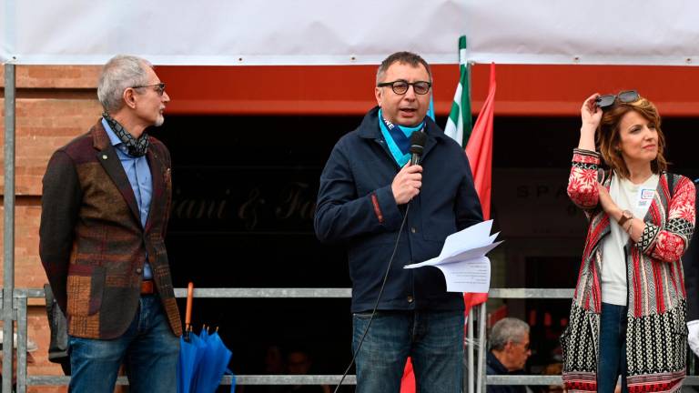 Forlì, Cgil, Cisl e Uil in piazza Saffi per il Primo maggio FOTOGALLERY