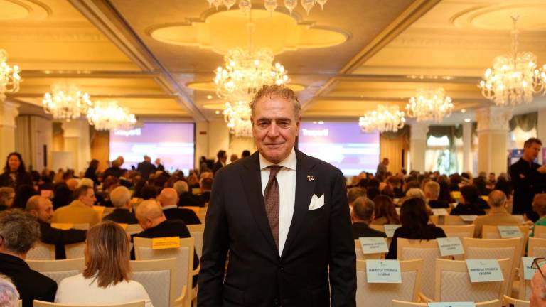 Il presidente Corrado Augusto Patrignani