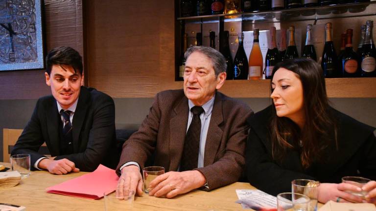 Al centro il referente di Forlì-Cesena, l’avvocato Ivan Carioli