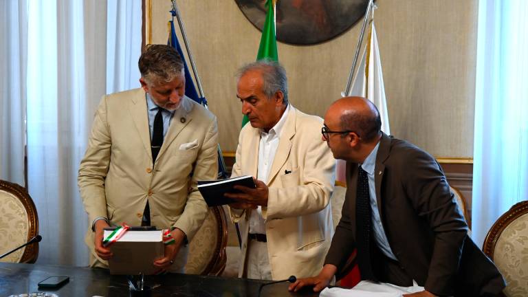 Il ministro Giuli nel Forlivese alla scoperta dei tesori locali FOTOGALLERY