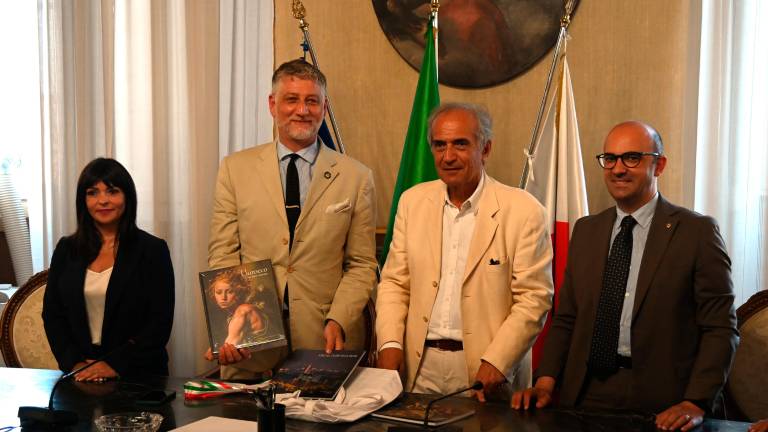 Il ministro Giuli nel Forlivese alla scoperta dei tesori locali FOTOGALLERY