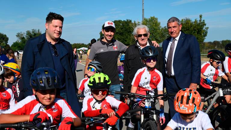 Forlì, taglio del nastro per il ciclodromo FOTOGALLERY