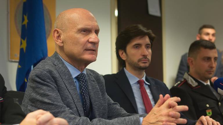 Il procuratore capo Barberini e il sostituto Coco (Fiorentini)