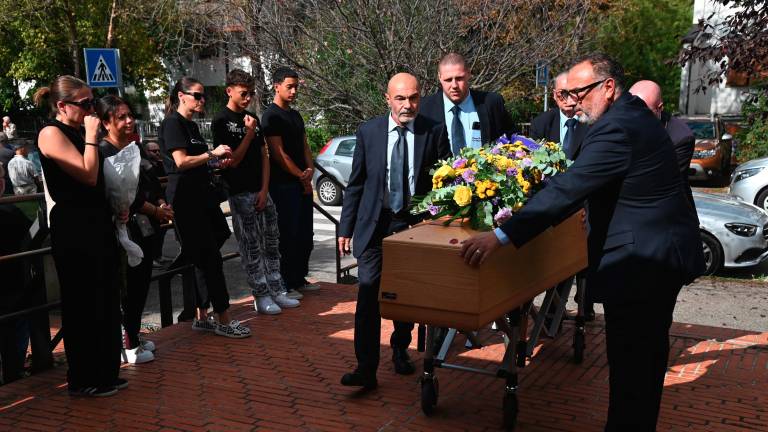 Il funerale di Giulia Valgimigli (foto Fabio Blaco)