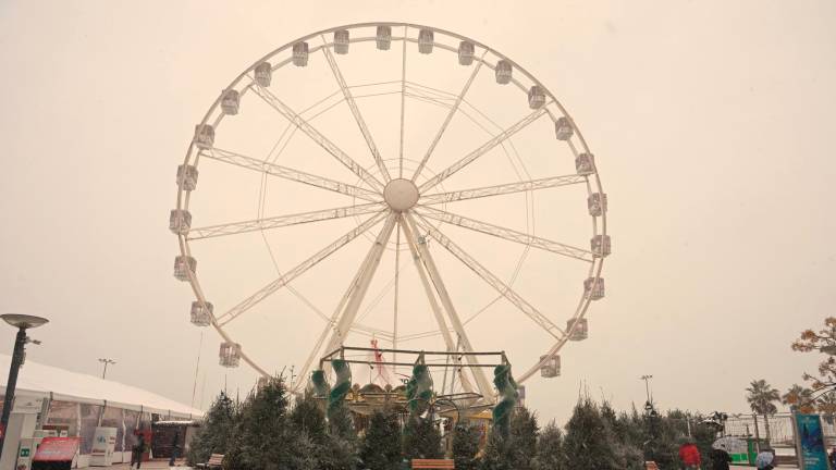 Neve a Riccione, in azione i mezzi spargisale. Lo spettacolo della spiaggia imbiancata