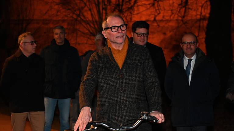 Forlì, inaugurata la pista ciclabile alla Rocca di Ravaldino FOTOGALLERY