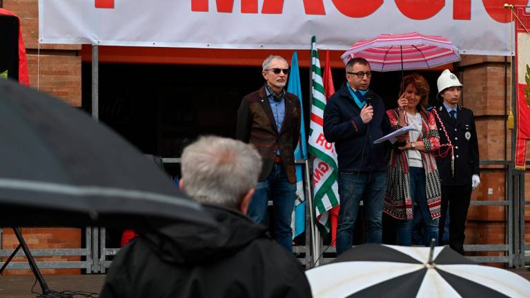 Forlì, Cgil, Cisl e Uil in piazza Saffi per il Primo maggio FOTOGALLERY