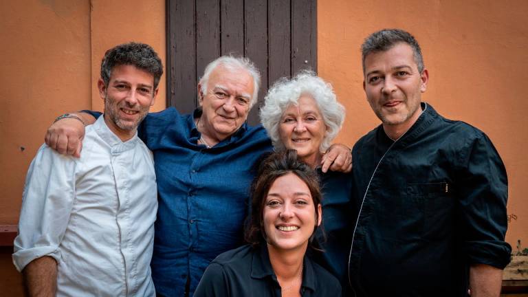 La famiglia Mambelli, attuali gestori de “Le Felloniche”