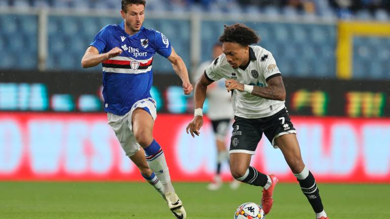 Dopo aver realizzato un gol storico, il primo in assoluto del campionato, Jalen Blesa si è fermato (Rega)
