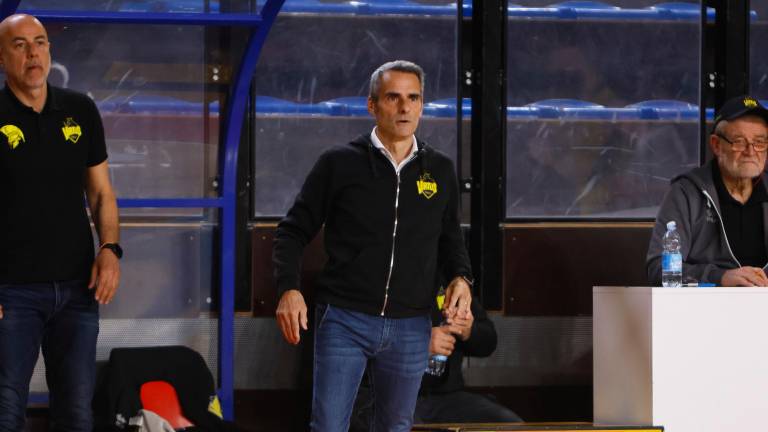 Il coach giallonero Massimiliano Baldiraghi (foto Mmph)