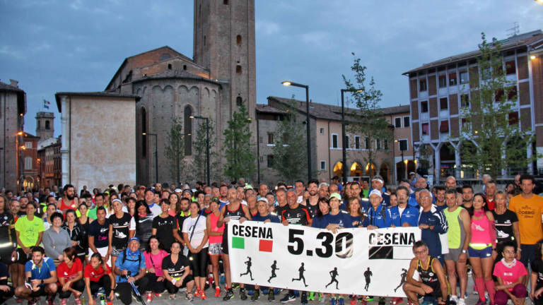 Correre all'alba, per la 5.30 Run Cesena di sabato già 300 runner iscritti