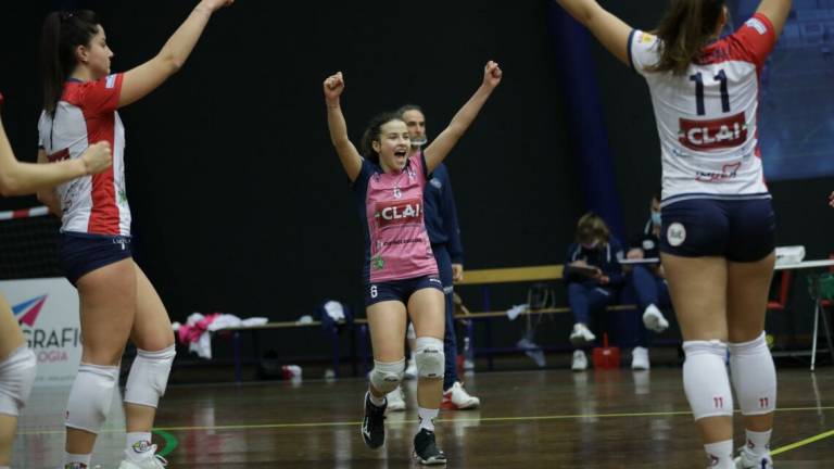 Volley B1 donne, la Clai Imola vince il test di Modena