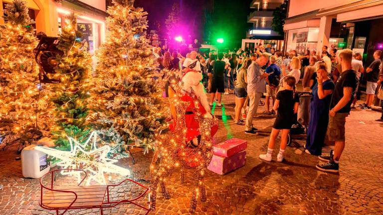 Riccione. Il Natale in piena estate