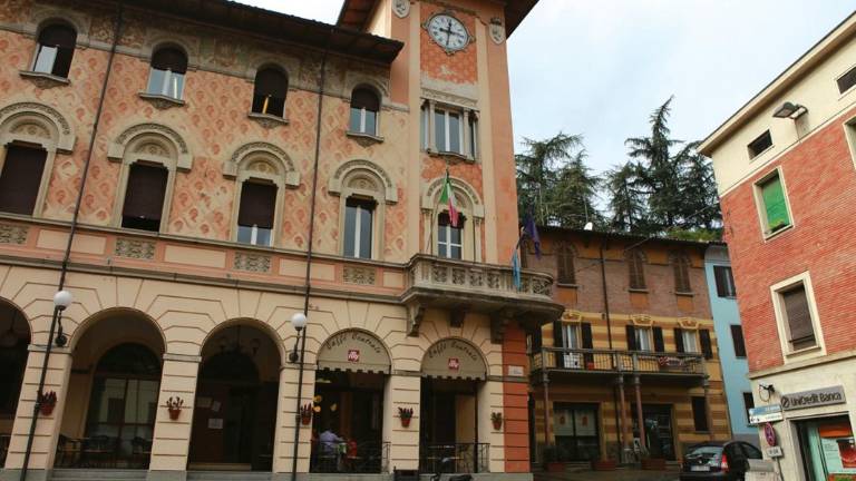 Il municipio di Mercato Saraceno
