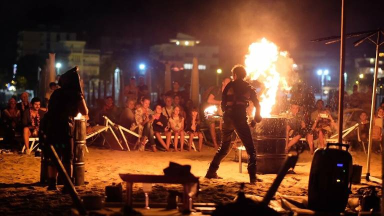 I fuochi della Notte Rosa a Rimini