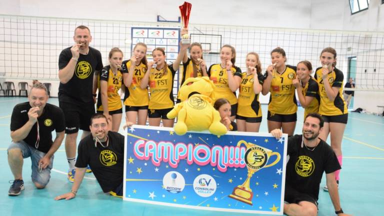 Volley Under 13 donne, Bvolley Romagna campione regionale