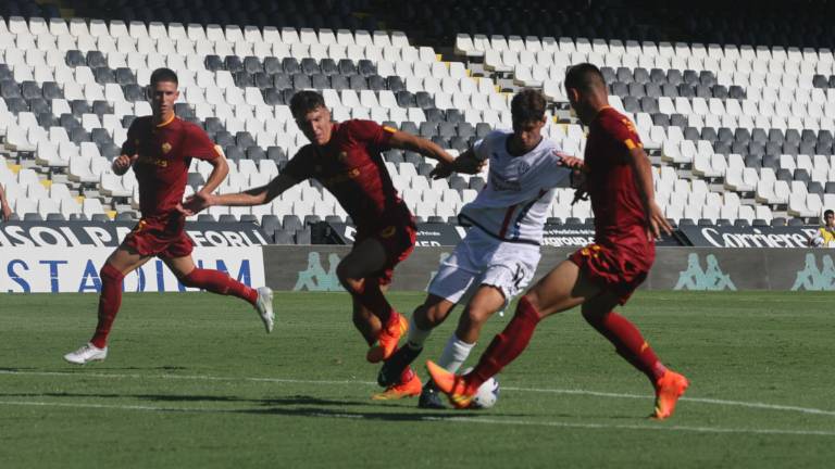 Calcio Primavera 1, il Cesena resiste un tempo poi la Roma dilaga (0-3)