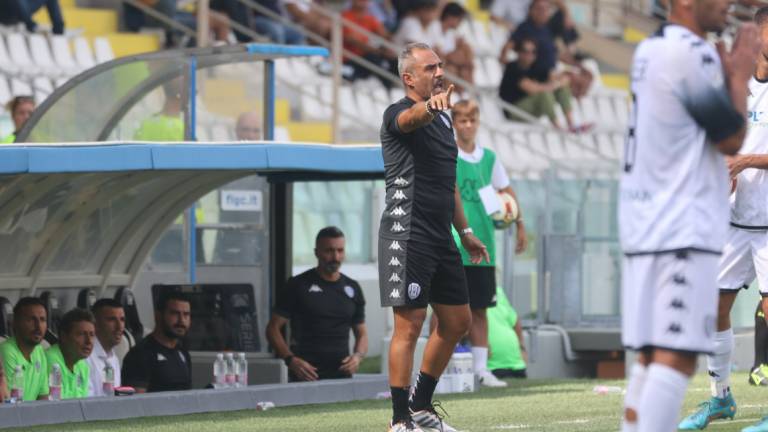 Calcio C, Toscano torna sul ko del Cesena: «Dovevamo cambiare anche noi quando è cambiata la partita» (fotogallery)