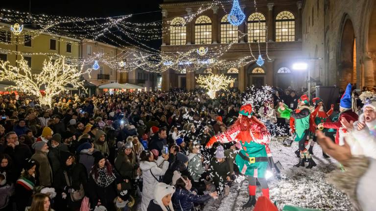 Manifestazione a Rimini verso il Natale