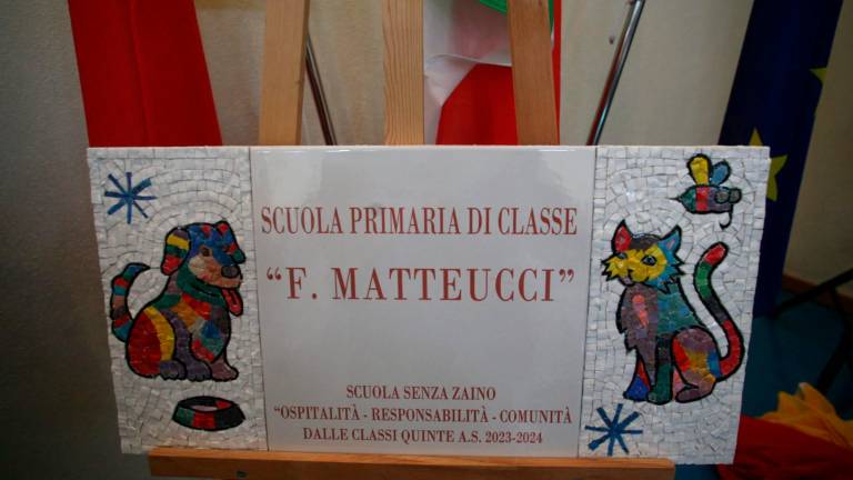 Ravenna, la scuola primaria di Classe intitolata a Fabrizio Matteucci - Gallery