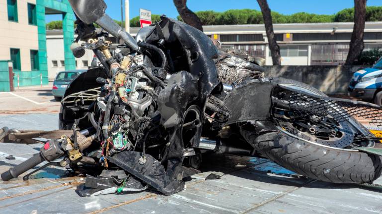 Era stato uno scontro contro un ostacolo fisso a farlo cadere