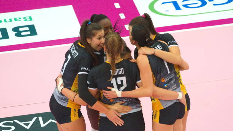 Volley A2 donne, l'Omag-Mt vince 3-0 il derby con l'Olimpia Teodora Ravenna