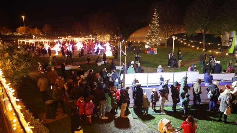 Cesena: prime luci per il Giardino di Natale