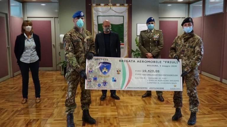 Forlì, Coronavirus: la solidarietà della Brigata aeromobile Friuli