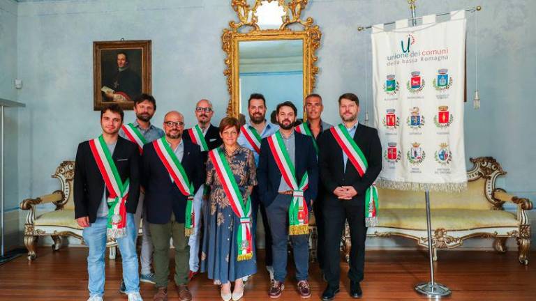 L’insediamento della giunta dell’Unione dei Comuni della Bassa Romagna