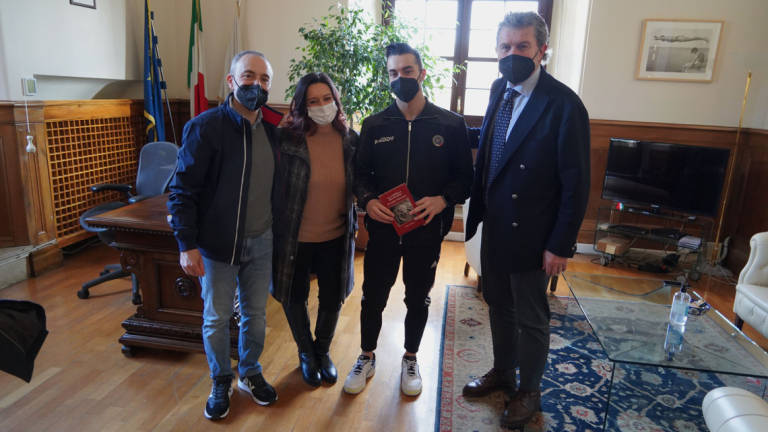 Ginnastica, Thomas Grasso ricevuto in Comune a Rimini