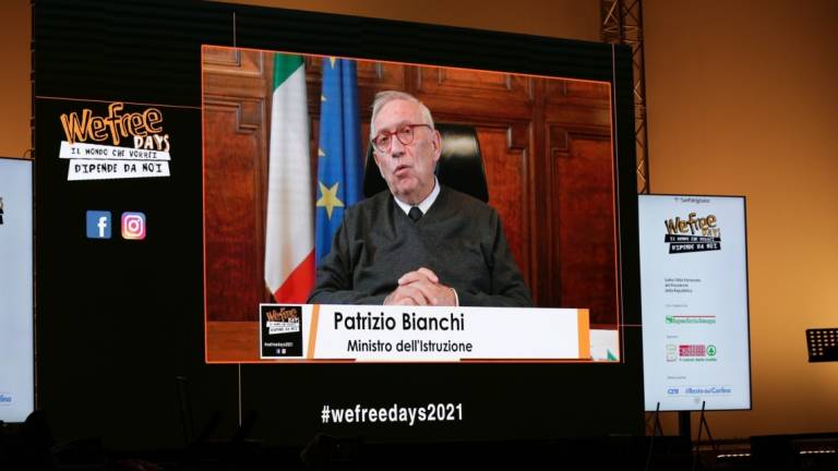 Rimini, il Ministro dell'Istruzione Bianchi a San Patrignano: Impariamo ad ascoltare i ragazzi