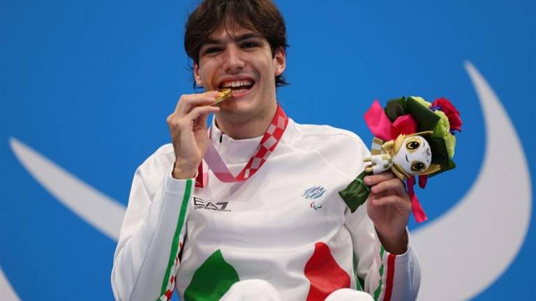 Cesena, campioni paralimpici esempi per i giovani: Antonio Fantin alla scuola Don Baronio