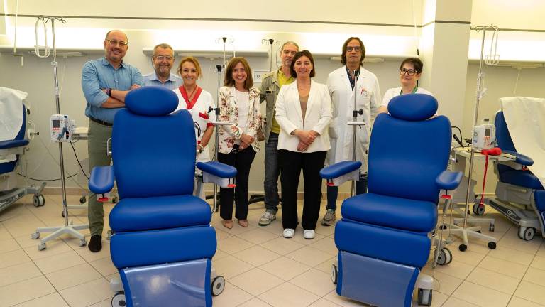 Due delle sedute al servizio dei pazienti