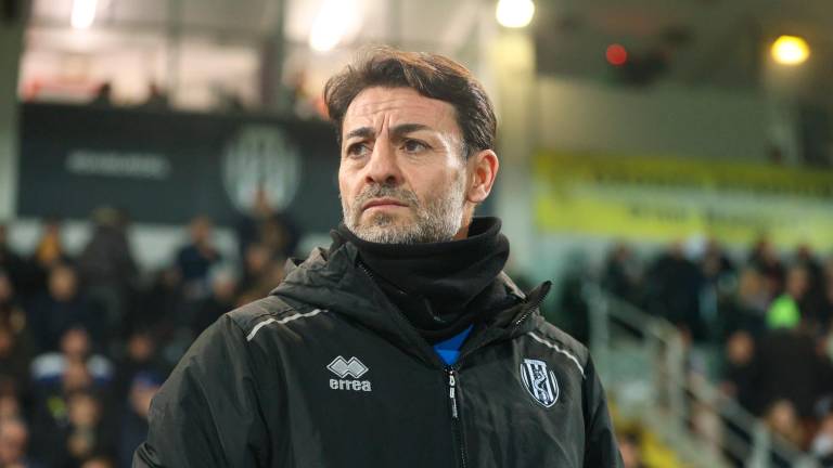 Il vice allenatore del Cesena Simone Vergassola (foto Zanotti)