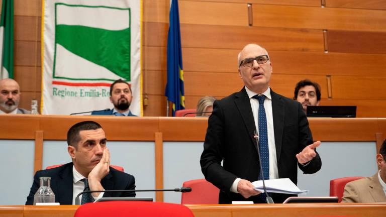Da sinistra il presidente della Regione Michele De Pascale e il commissario sulla ricostruzione post alluvione Fabrizio Curcio
