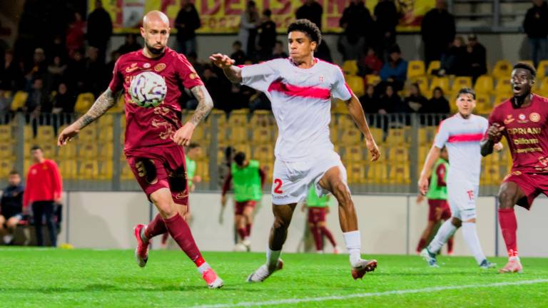 Il centrocampista Carlo Ilari (foto Massimo Fiorentini)