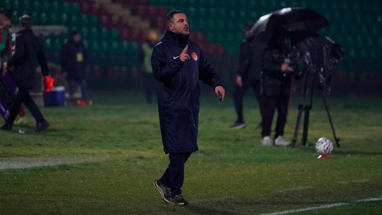 L’allenatore del Ravenna Marco Marchionni a Terni