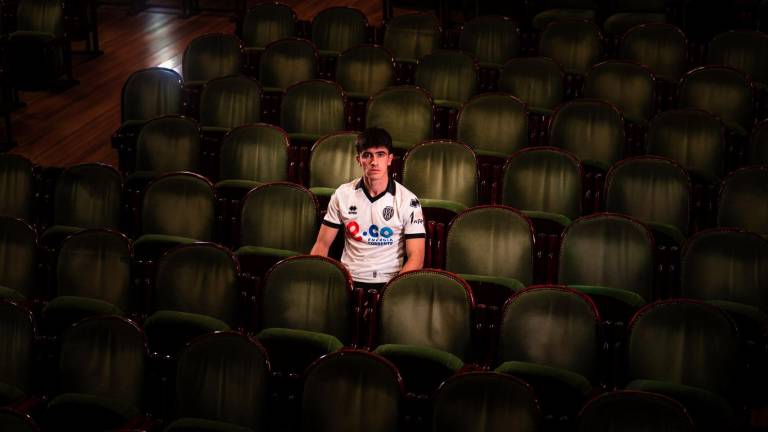 Tommaso Corazza al Teatro Bonci (foto Cesena Fc)