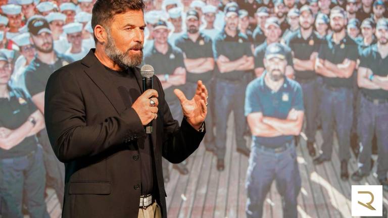 Gianfranco Bacchi, durante uno speech di formazione