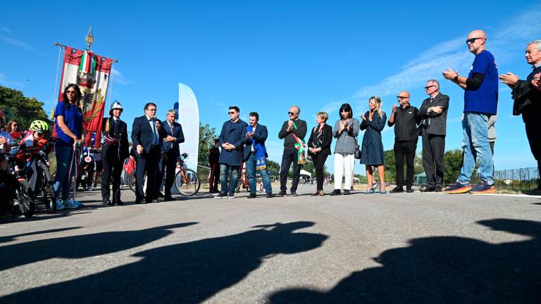Forlì, taglio del nastro per il ciclodromo FOTOGALLERY
