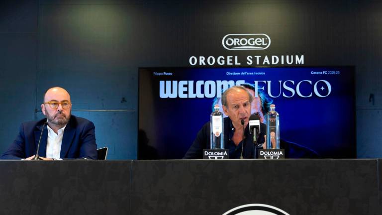 Il direttore generale Corrado Di Taranto con il direttore sportivo Filippo Fusco