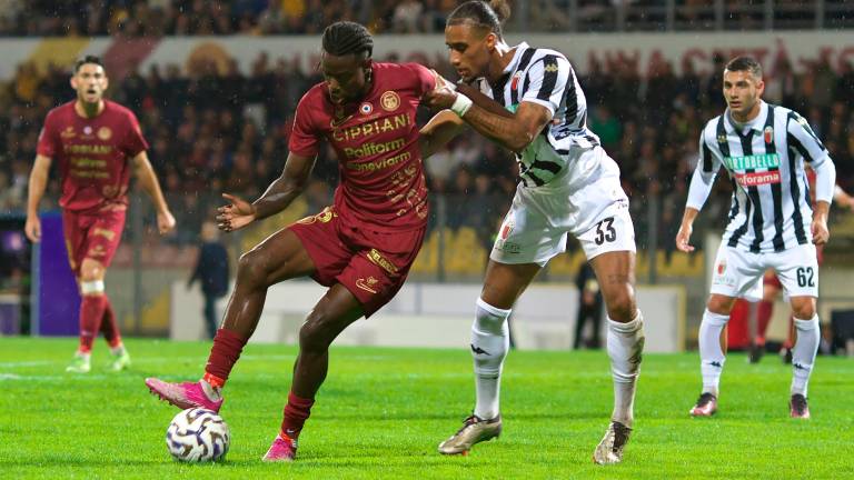 Joshua Tenkorang in azione (Fiorentini)