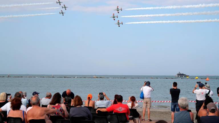 Le prove di ieri pomeriggio FOTO FIORENTINI