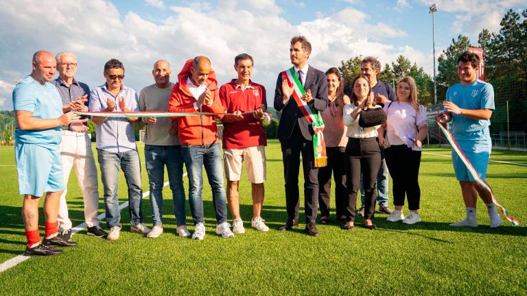 Cesena, inaugurato il nuovo campo da calcio di Villarco